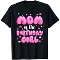 thumbnail image 1 of Mom of the Birthday Girl Shirt Bubble Gum Mommy Mama Mother T-Shirt men and women can wear, black, white, gifts, 1 of 4