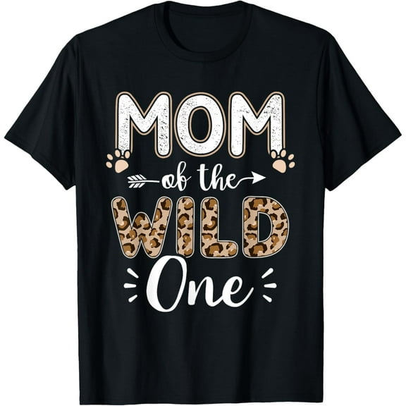 Mom of the wild one birthday girl matching family party T-Shirt