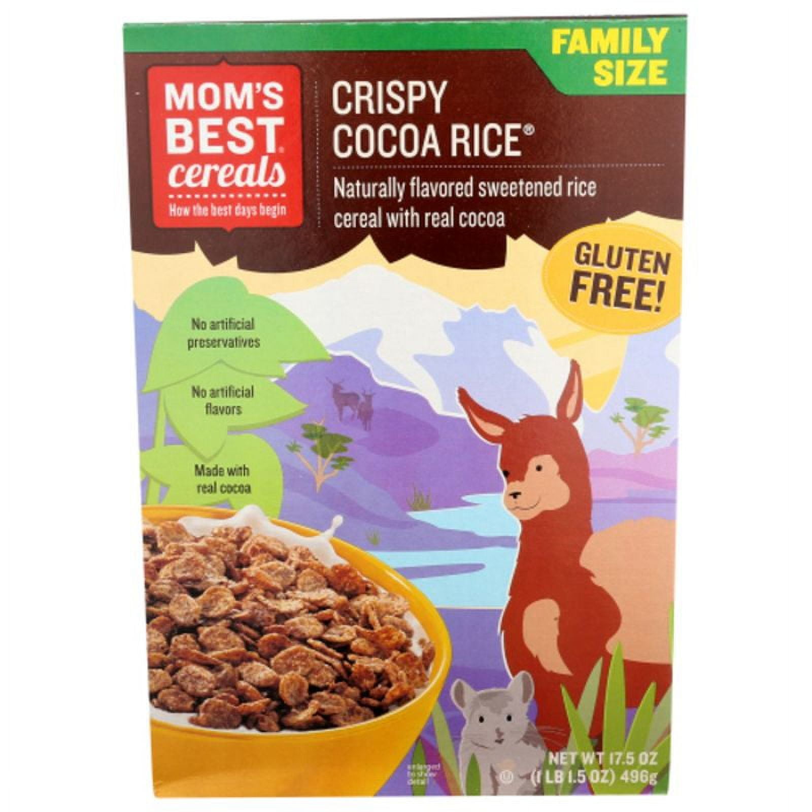 Mom's Best Cereal Crispy Cocoa Rice 17.5 oz Pack of 2 - Walmart.com