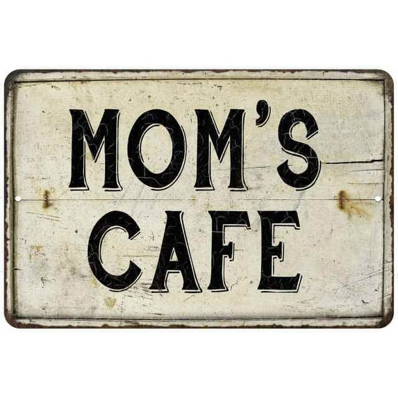 Mom's Café Vintage Look Chic Distressed 8x12108120020136