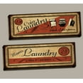 thumbnail image 1 of Mom's & Coin Laundry Signs; Wash, Fold, Press, Two 20X8 Hand-Stretched Canvas, 1 of 1