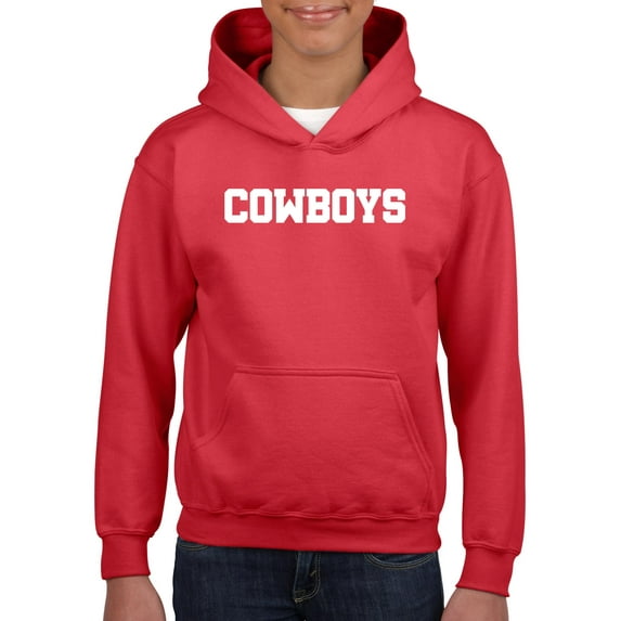 Mom's Favorite - Big Boys Hoodies and Sweatshirts, up to Big Boys Size 24 - Cowboys