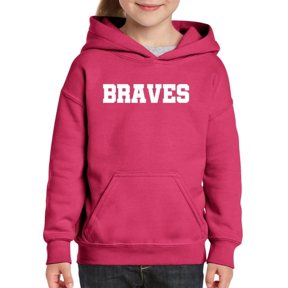 Mom's Favorite - Big Girls Hoodies and Sweatshirts, up to Big Girls Size 24 - Braves