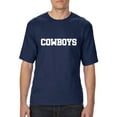 thumbnail image 1 of Mom's Favorite - Big Men's T-Shirt, up to Tall Size 3XLT - Cowboys, 1 of 5