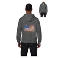 thumbnail image 1 of Mom's Favorite - Men's Sweatshirt Full-Zip Pullover, up to Men Size 5XL - American Flag USA in Gold, 1 of 5