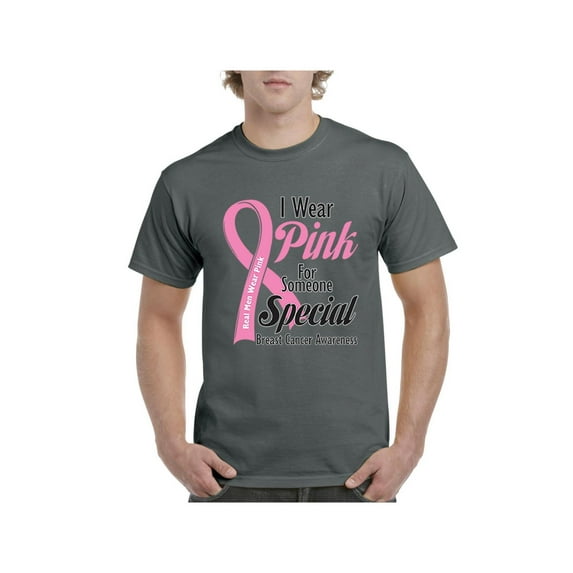 Mom's Favorite - Men's T-Shirt Short Sleeve, up to Men Size 5XL - I Wear Pink for Someone Special