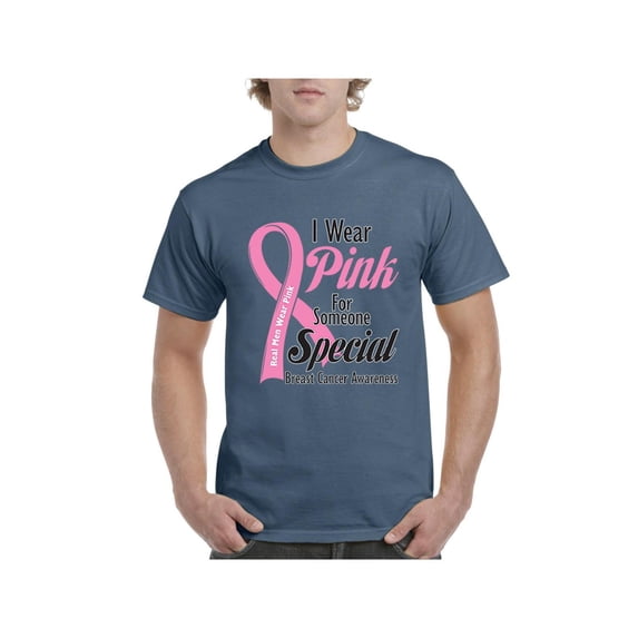 Mom's Favorite - Men's T-Shirt Short Sleeve, up to Men Size 5XL - I Wear Pink for Someone Special