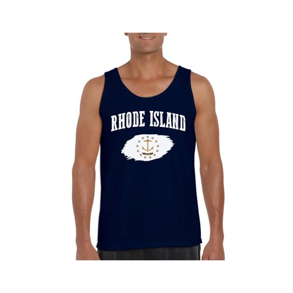 Mom's Favorite - Men's Tank Top for Men, up to Men Size 3XL - Rhode Island