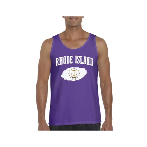 Mom's Favorite - Men's Tank Top for Men, up to Men Size 3XL - Rhode Island