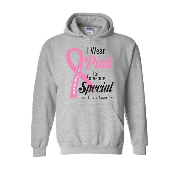 Mom's Favorite - Mens Plus Sweatshirts and Hoodies, up to Size 5XL - I Wear Pink for Someone Special