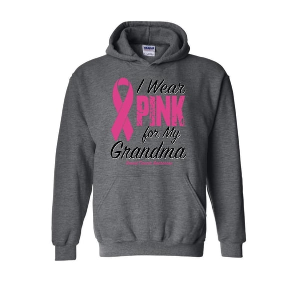 Mom's Favorite - Mens Sweatshirts and Hoodies, up to Size 5XL - I Wear Pink for My Grandma