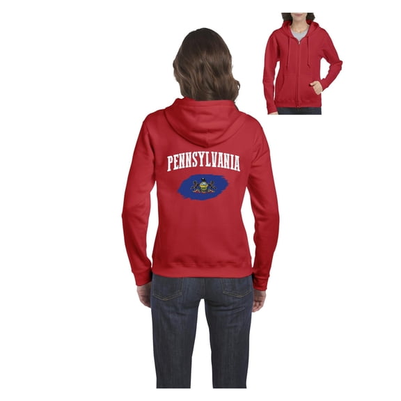 Mom's Favorite - Women's Sweatshirt Full-Zip Pullover, up to Women Size 3XL - Philadelphia Pennsylvania