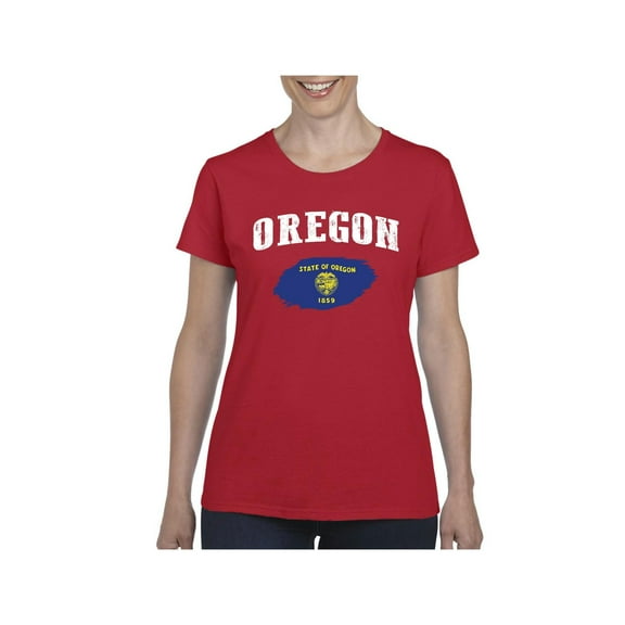 Mom's Favorite - Women's T-Shirt Short Sleeve, up to Women Size 3XL - Oregon