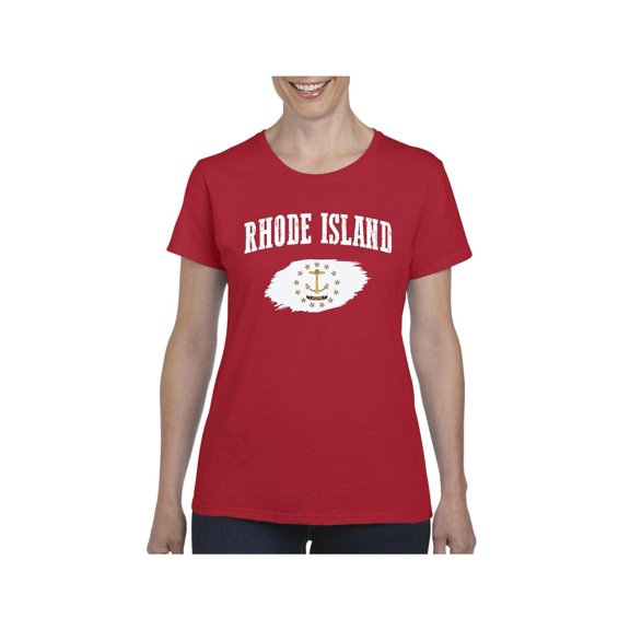 Mom's Favorite - Women's T-Shirt Short Sleeve, up to Women Size 3XL - Rhode Island