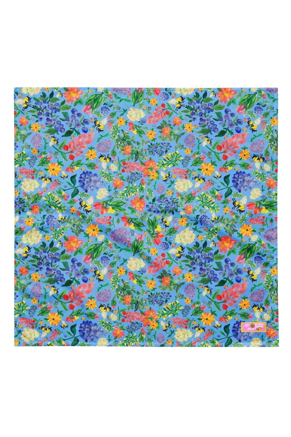 Mom's Garden Blue All-Over Print Bandana