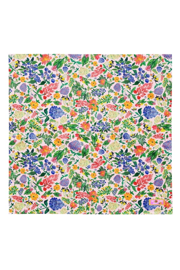 Mom's Garden Creme All-Over Print Bandana