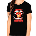 thumbnail image 1 of Mom's Official Valentine Cute Valentines Day Shirt Girls Kids Shirt Valentines Day Gifts for Kids, 1 of 5
