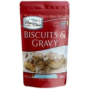 Mom's Place Gluten-Free Biscuit & Gravy Mix, Dairy Free, Easy to Make, Makes 8-9 Biscuits, 13.5 oz