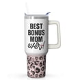 thumbnail image 1 of Mom's Sidekick Tumbler Gift - 40oz Stainless Steel with Straw - Goes Wherever She Goes - Wonderful Mother's Day Birthday Present for Active Moms, 1 of 5