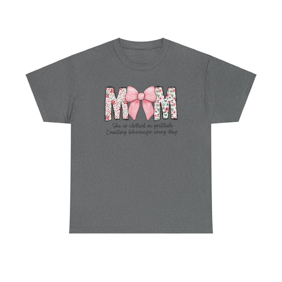 Mom's in gratitude blessings every day for Mother's day Unisex Cotton Tee
