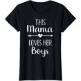 thumbnail image 1 of Mom this mama loves her boys T-Shirt, 1 of 3