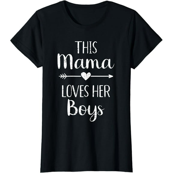 Mom this mama loves her boys T-Shirt