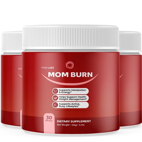 MomBurn Powder Advanced Formula Supplement to Support Active Lifestyle 90 Servings