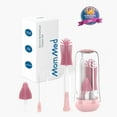 thumbnail image 1 of MomMed Electric Bottle Brush – Baby Bottle Cleaner with 3 Heads, BPA-Free, Rechargeable, Pink, 1 of 11