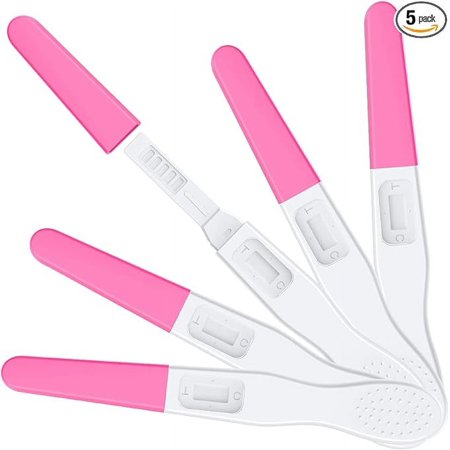 MomMed Pregnancy Test, 5 HCG Home Pregnancy Midstream Test, Accurately Detect Early Pregnancy, High Sensitivity Result for Women Home Testing