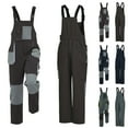 thumbnail image 1 of Momasggi Bib and Brace Work Overalls for Men Baggy Mechanic Work Coveralls Adjustable Strap Painter Jumpsuit with Pockets Brown S, 1 of 3