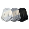 thumbnail image 1 of Momasggi Big and Tall Sweatshirts for Men Oversized Drop Shoulder Sweatshirt Loose Fit Long Sleeve Crew Neck Pullover Tops Casual Baggy Trendy Streetwear Dark Gray 3XL, 1 of 8