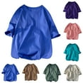 thumbnail image 1 of Momasggi Oversized T-Shirts for Men Big and Tall Short Sleeve Crew Neck Shirt Lightweight Breathable Summer Tees Loose Casual Solid Color Basic Tshirts Green 4XL, 1 of 8
