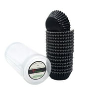 Mombake Mini Foil Orange Cupcake Liners Muffin Baking Cups for Party and More, 300-Count