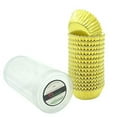 thumbnail image 1 of Mombake Mini Foil Gold Cupcake Liners Muffin Baking Cups for Party and More, 300-Count, 1 of 7