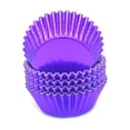 thumbnail image 1 of Mombake Standard Foil Purple Cupcake Liners Muffin Baking Cups for Party and More, 100-Count, 1 of 7