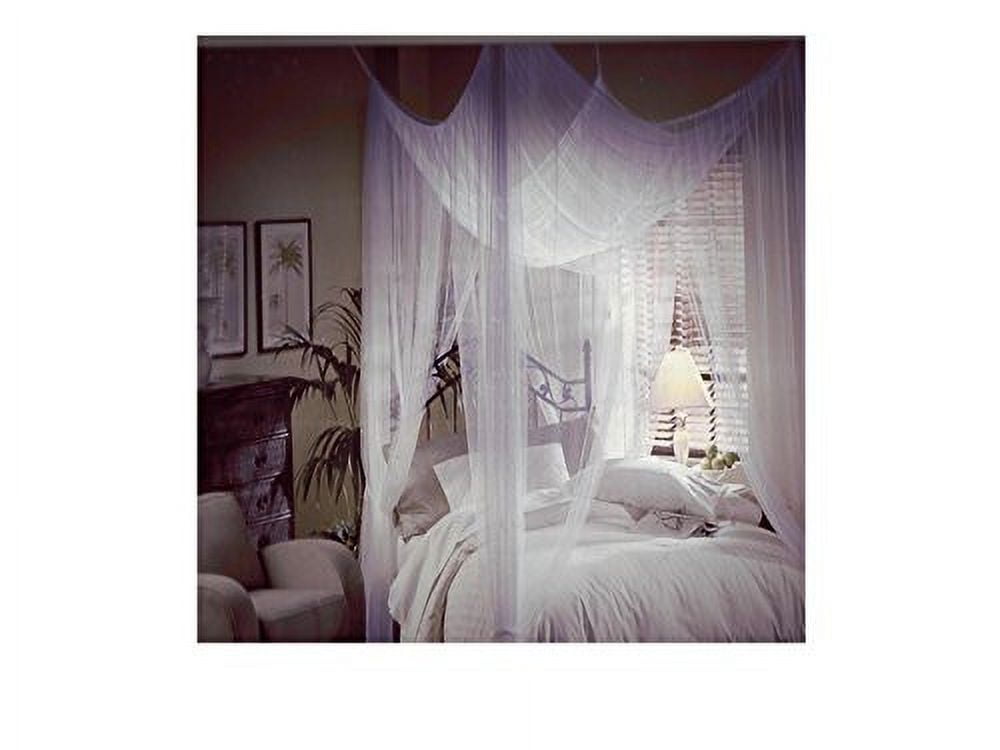 Mombasa Majesty Classic Bed Canopy White