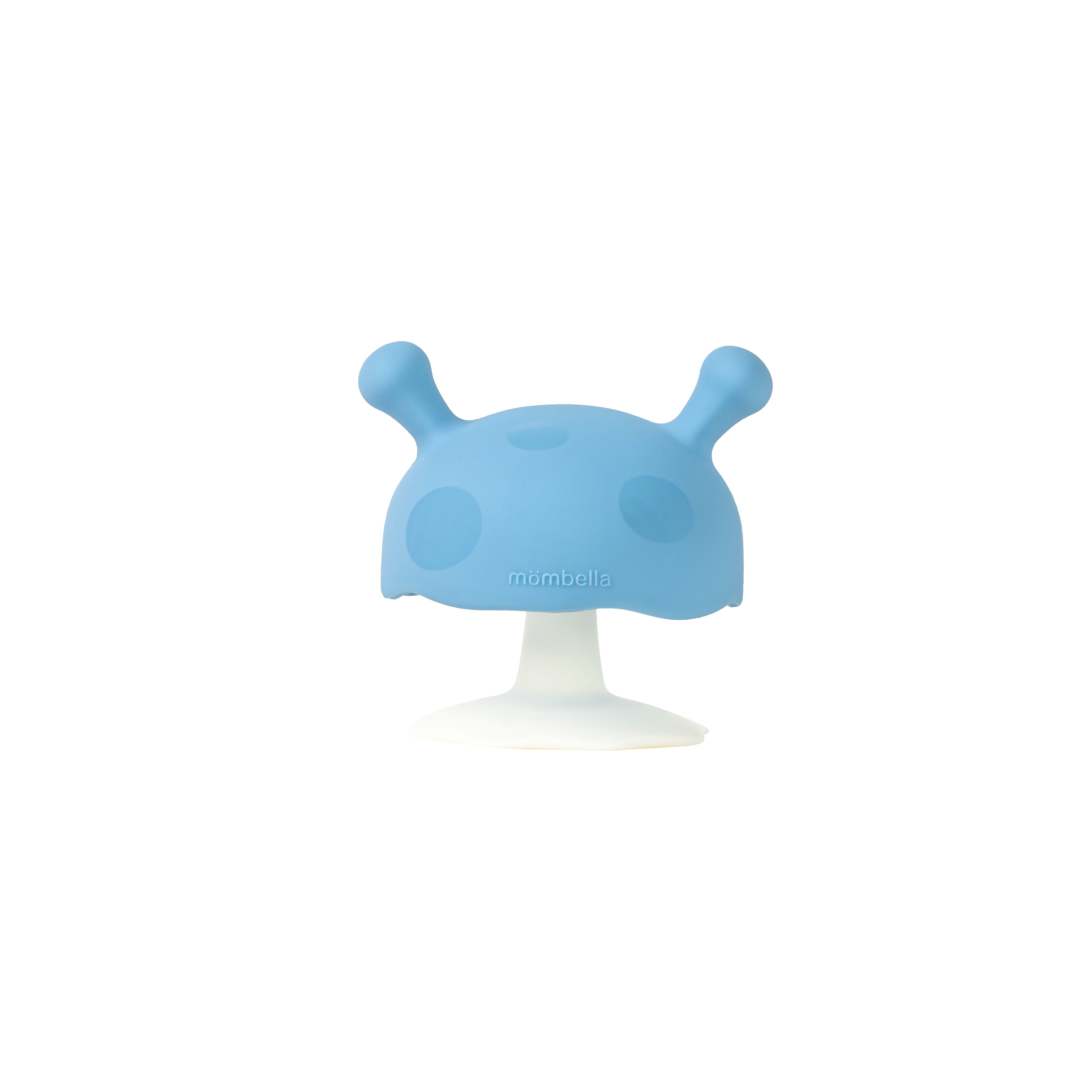 Mombella Mimi The Mushroom Soothing teether for Breast Feeding Baby who Does not take Pacifiers/Premature Baby who has weak jaw movement/0-6month with Sucking Needs