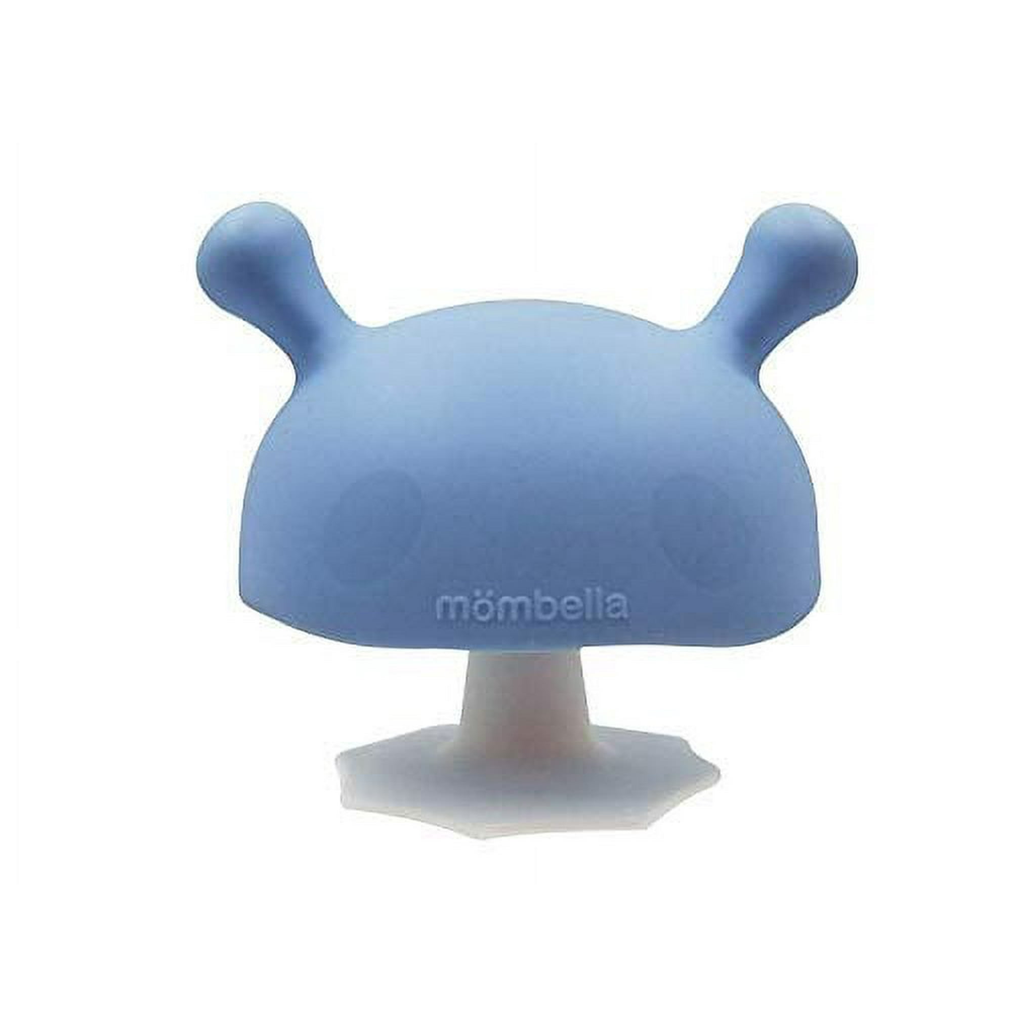 Mombella Mimi The Mushroom Soothing teether for Breast Feeding Baby who Does not take Pacifiers/Premature Baby who has weak jaw movement/0-6month with Sucking Needs