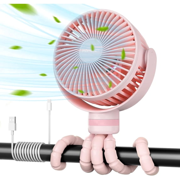 Momcozy 8000mAh Portable Stroller Fan,