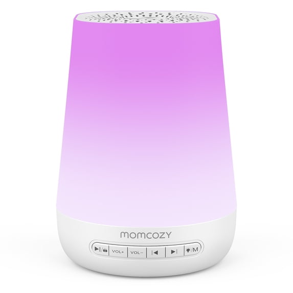 Momcozy Baby Sound Machine with Night Light White Noise Machine for Baby Sleeping with 34 Soothing Sounds, Timer, App Remote Control