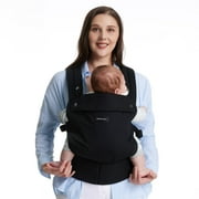 Momcozy Baby Carrier Newborn to Toddler - Ergonomic, Cozy and Lightweight Infant Carrier for 7-44lbs, Effortless to Put On, Ideal for Hands-Free Parenting, Enhanced Lumbar Support