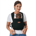 thumbnail image 1 of Momcozy Newborn Carrier WeeSnug- Lightweight and Cozy Comfort for 7-25 lbs, Ergonomic Cross-Back Support, Effortless to Put On, Hands-Free Baby Carrier with Lumbar Support, Black, 1 of 3