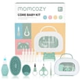 thumbnail image 1 of Momcozy Core Baby Kit, Baby Shower & Registry Essential Kit for Grooming Cleansing Care, Includes Nail File Kits, Nasal Aspirator, Bath Brushes, Toothbrush, Comb, Storage Case, etc, 1 of 10