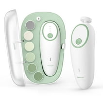 Momcozy Baby Nail Trimmer，Electric Rechargable，Gentle Baby Nail Trimmer，Safe Baby Nail