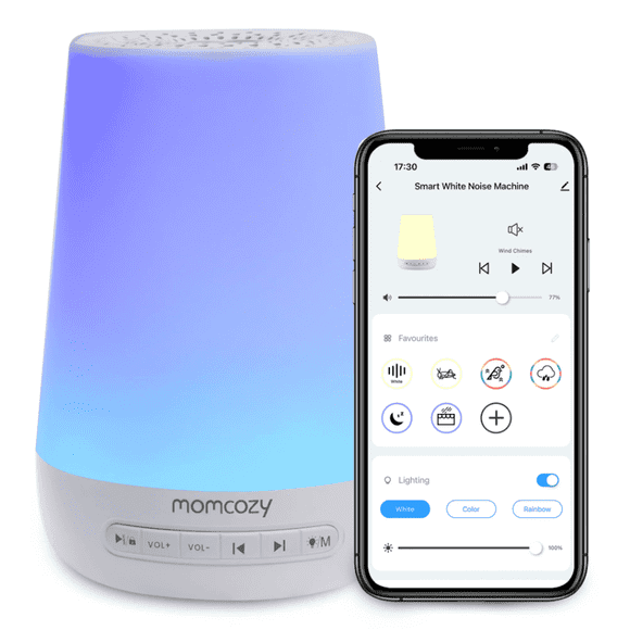 Momcozy Baby Sound Machine With Rest Night Light