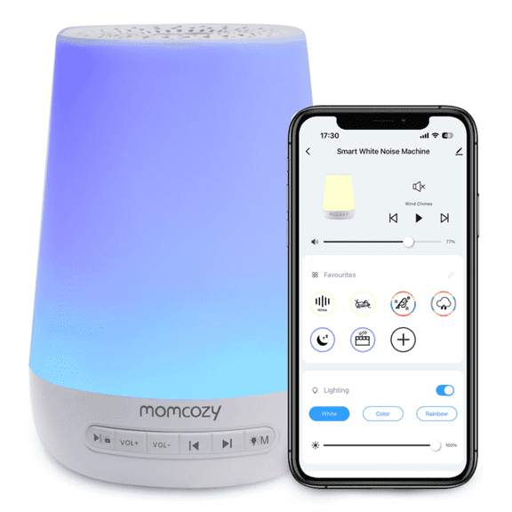 Momcozy Baby Sound Machine With Rest Night Light