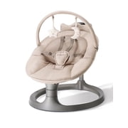 Momcozy 2-in-1 Electric Baby Swing, Dual-Arm Support System & Parent-Inspired Motions, Convertible to Toddler Seat up to 66 lbs, Adjustable Height, Lightweight