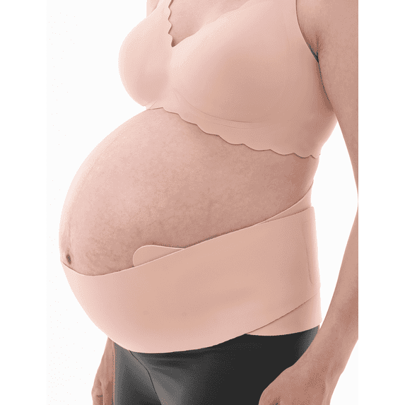Momcozy Belly Bands for Pregnant Women, Hospital-Grade Pregnancy Belly Band with Ergonest Back Support & Breathable Fabric – One-Piece Adjustable Maternity Belt for Abdomen, Pelvic, Back Pain Relief
