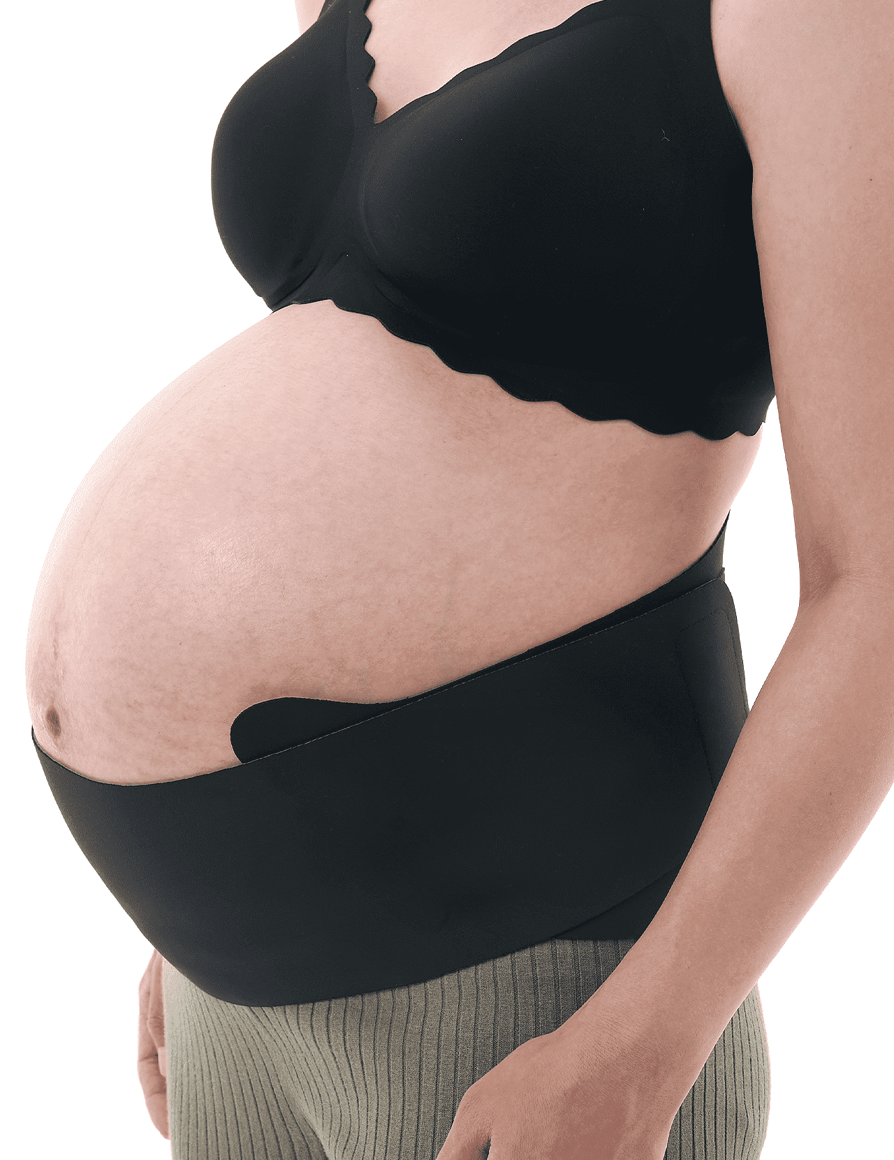 Momcozy Belly Bands for Pregnant Women, Hospital-Grade Pregnancy Belly Band with Ergonest Back Support & Breathable Fabric – One-Piece Adjustable Maternity Belt for Abdomen, Pelvic, Back Pain Relief