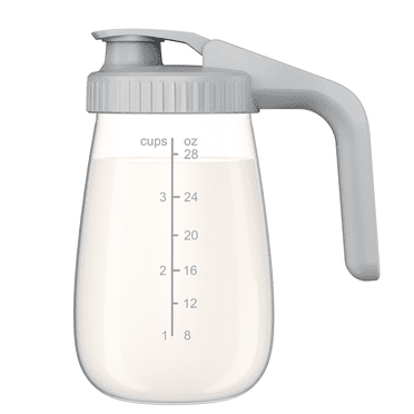 Momcozy Breast Milk Pitcher, No Leak Breast Milk Fridge Storage Container With Wide Mouth, 1 Quart Mason Jar